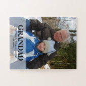 Grandad Happy Vaderdag Photo Legpuzzel (Horizontaal)
