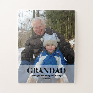 Grandad Happy Vaderdag Photo Legpuzzel