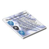 Grandad Poem - 60th Birthday Notitieblok (Schuin)