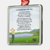 Grandad Poem - Golf Metalen Ornament (Links)