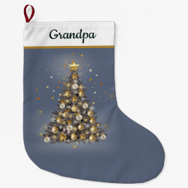 Grandad’s Festive Christmas Stocking – Blue Grote Kerstsok