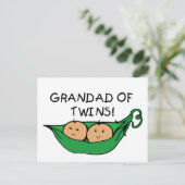 Grandad Twin Pod Briefkaart (Staand voorkant)