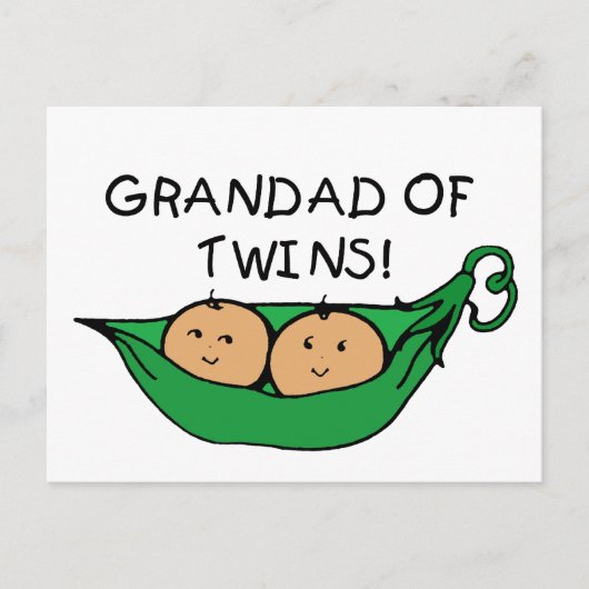 Grandad Twin Pod Briefkaart (Voorkant)