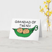 Grandad Twin Pod Kaart (Gele Bloem)