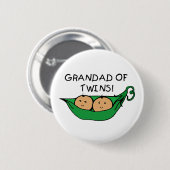 Grandad Twin Pod Ronde Button 5,7 Cm (Voorkant /achterkant)