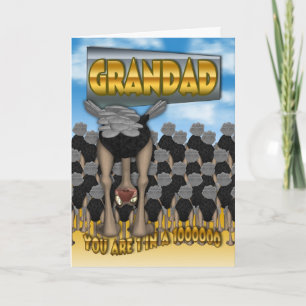 Grandad Vaderdag Kaart - Je bent 1 op een 1000000
