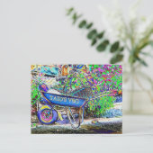 GRANDAD'S WHEELBARROW BRIEFKAART (Staand voorkant)