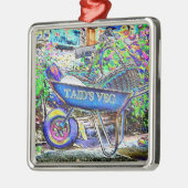 GRANDAD'S WHEELBARROW METALEN ORNAMENT (Links)