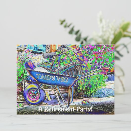 GRANDAD'S WITTE INVITATIE (Staand voorkant)