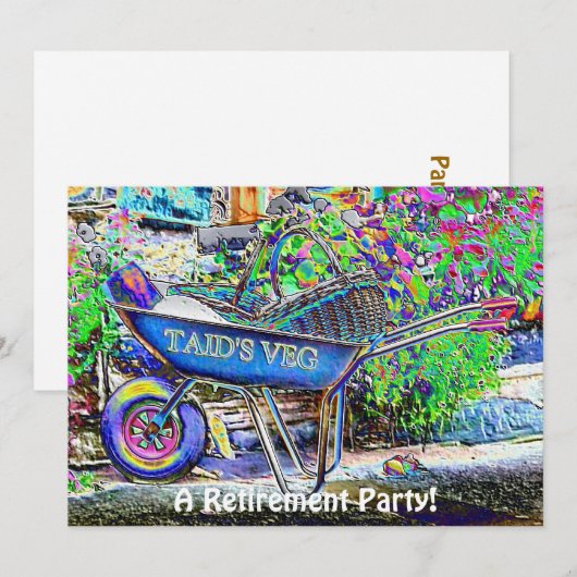 GRANDAD'S WITTE INVITATIE (Voorkant / Achterkant)