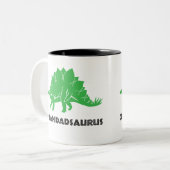 Grandadsaurus STEGOSAURUS dinosaur mok cup (Voorkant links)