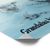 Grandala's vogels verzamelen zich in de winter poster (Hoek)