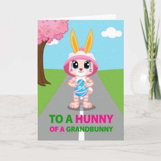 Grandbunny Pasen Eierkaart Kaart (Voorkant)