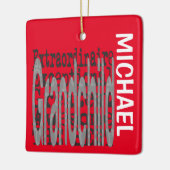 Grandchild Extraordinaire CUSTOM Keramisch Ornament (Links)