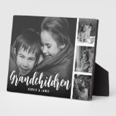Grandchildren Customized Photo Collage Plaque Fotoplaat (Zijkant)