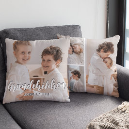 Grandchildren Gepersonaliseerd fotocollage Kussen