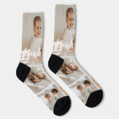 Grandchildren Gepersonaliseerd fotocollage Sokken (Rechts)