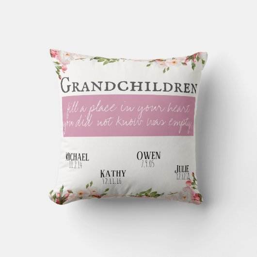 Grandchildren Pillow Kussen (Voorkant)