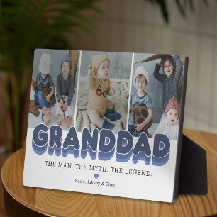 Granddad Man Myth Legend Foto Fotoplaat
