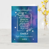 Granddaug High School Graduation Name Year  Kaart (Gele Bloem)