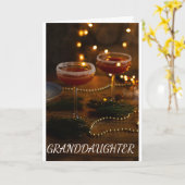 * GRANDDAUGHTER * A BEAUTIFUME CARD DECEMBER BIRTH KAART (Gele Bloem)