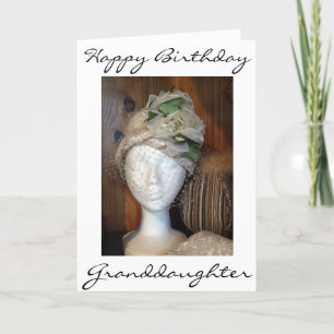 **GRANDDAUGHTER" EN EEN ZEER LADY LADY = BIRTHDAY KAART