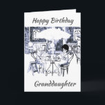 "GRANDDAUGHTER" HAPPY BIRTHDAY CARD KAART<br><div class="desc">TELL YOUR ***GRANDDAUGHTER*** "WITH THIS CARD" THAT YOU WISH HER A "VERY HAPPY BIRTHDAY" AND THAT YOU **LOVE**  HER. THANKS FOR STOPPING BY ONE OF MY EIGHT STORES.</div>