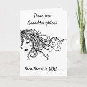 "GRANDDAUGHTER" MET VERLIES VAN TWEEDE DAG KAART (Voorkant)