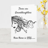 "GRANDDAUGHTER" MET VERLIES VAN TWEEDE DAG KAART (Gele Bloem)