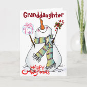 * GRANDDAUGHTER * U MAAKT IEDEREEN ELKE DAG FEESTDAGEN KAART (Voorkant)