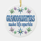 Granddaughters Sparkle Keramisch Ornament (Voorkant)