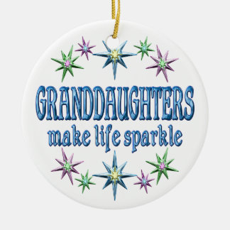Granddaughters Sparkle Keramisch Ornament