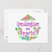 GRANDDAUGHTERS zijn speciaal Briefkaart (Voorkant / Achterkant)