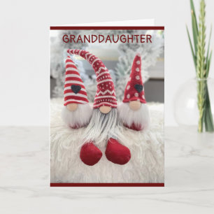 *GRANDDAUGTER* SENDING LOVE CHRISTMAS FEESTDAGEN KAART