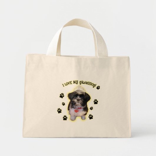 Granddog Mini Tote Bag (Voorkant)