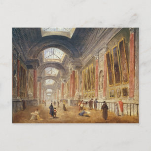 Grande Galerie van het Louvre Briefkaart