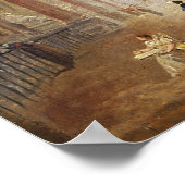 Grande Galerie van het Louvre Poster (Hoek)