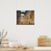 Grande Galerie van het Louvre Poster (Keuken)