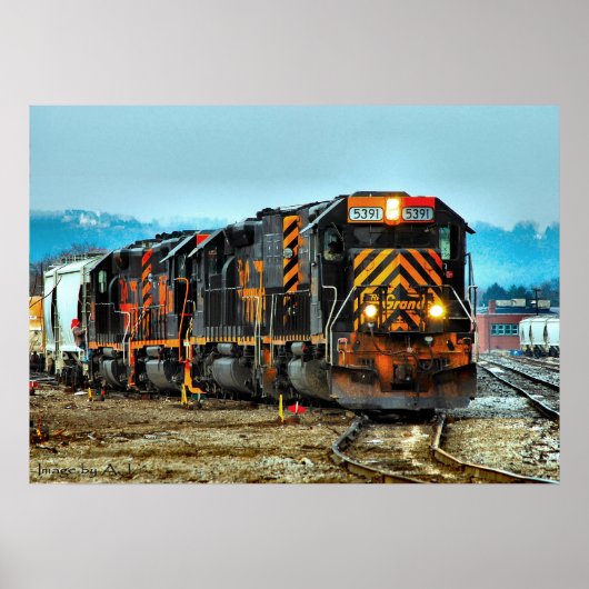 Grande Ghosts van Greentree Poster (Voorkant)