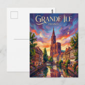 Grande Île Frankrijk Briefkaart (Voorkant / Achterkant)