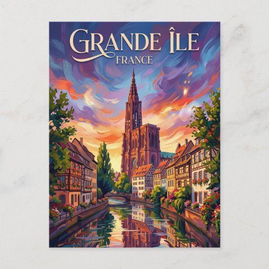 Grande Île Frankrijk Briefkaart (Voorkant)
