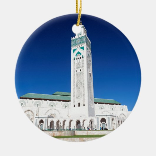 Grande Mosquée Hassan II, Casablanca, Marokko Keramisch Ornament (Voorkant)
