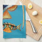 Grande Poisson Hand Towel Theedoek (Quarter Fold)