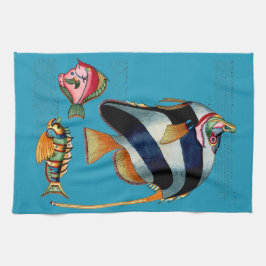 Grande Poisson Hand Towel Theedoek