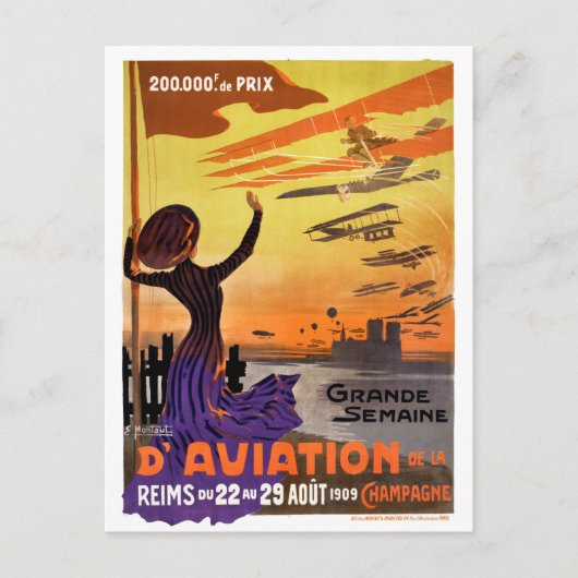 Grande semaine d'aviation de la Champagne Briefkaart (Voorkant)