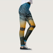 Grande Stream Landscape, Flores, Uruguay Leggings (Rechts)