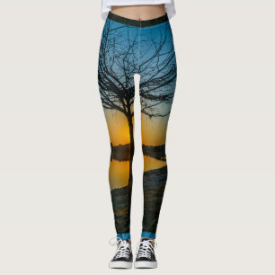 Grande Stream Landscape, Flores, Uruguay Leggings