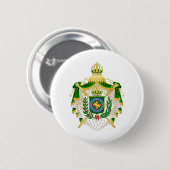 Grandes Armas do Império do Brasil. Ronde Button 5,7 Cm (Voorkant /achterkant)