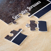 Grandes Jorasses Mont Blanc Massief Franse Alpen Legpuzzel (Zijkant)