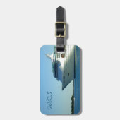 Grandeur die Kanaal ingaat Aangepast Bagagelabel (Voorkant verticaal)